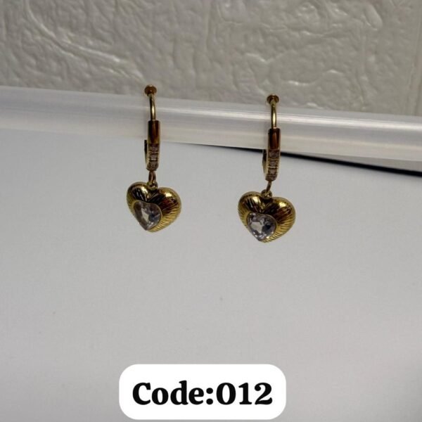 Hoop with heart shaped