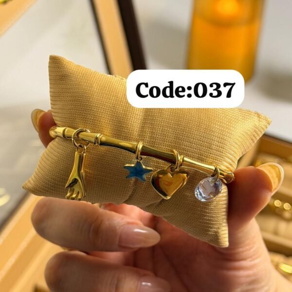 Blue Charm Bracelet