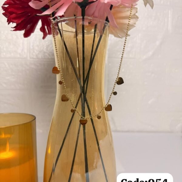 Multiheart dangle bead chain
